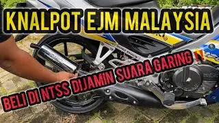 SUARA GARING DAN LEPAS SEPERTI AHM ‼️KNALPOT EJM MALAYSIA F1ZR SATRIA ORIGINAL HANYA DI NTSS GARAGE