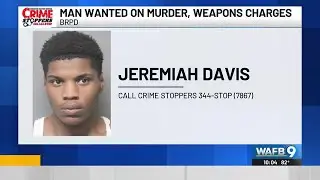 CRIME STOPPERS: Man wanted for second-degree murder, illegal use of weapons
