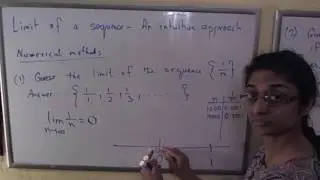 Computing limit of a sequence using numerical methods