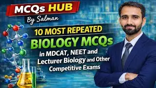 10 Most repeated Biology mcqs in Mdcat, Neet and lecturer biology 🧫