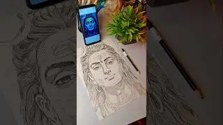 Shiv ji drawing #shorts #shiv #mahadev #drawing #art