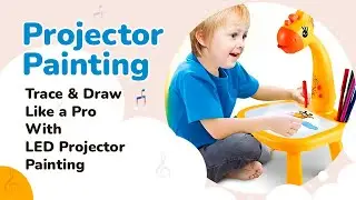 LED Projector Painting Table For Kids   Complete Review | Afzal Mart | Projector Painting