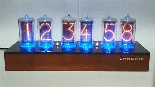 CHRONIX Nixie Clock with six Z566M large tubes