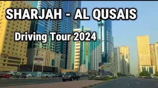 4K Driving Tour | Sharjah to Al Qusais, via Al Taawun & Al Mamzar St. Dubai 🇦🇪