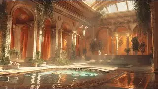 Gentle Piano Music helps Goodbye Anxiety, Sleep Quickly - The Beautiful Bath Ancient Roman