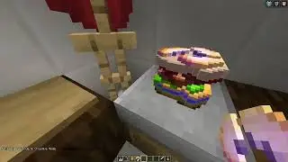 first sandwich shop in minecraft!!! (перший фургон сендвічів)