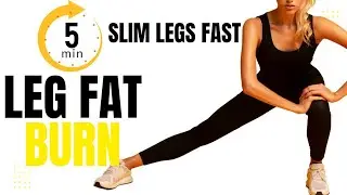 5 MIN Slim Legs Workout | Burn Fat Fast with Nelly Yoga