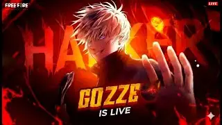 🔴GOZZE IS LIVE 🔴 CUSTOM KING IS BACK🔥 2V6+ GUILD TEST LIVE 💖ROAD TO 10K#freefirelive#nonstopgami