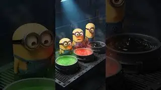 Minions fall into TOXIC SLIME! 🧪😱 Hulk vs Venom Transformation! #sleepytalesmelodies #shorts