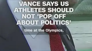VP Vance on comments by Olympians at Milan Cortina