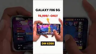 Samsung F06 5G Gaming Test free fire ⚡ Dimensity 6300 Gaming Test | Best Gaming Phone under 10k 2025