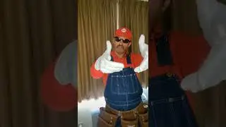 #Mario is making a new commercial for his plumbing business! #cosplay #Nintendo