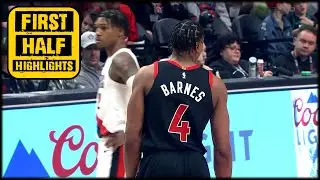 Toronto Raptors vs Portland Trail Blazers - First Half Highlights | Jan 23, 2026