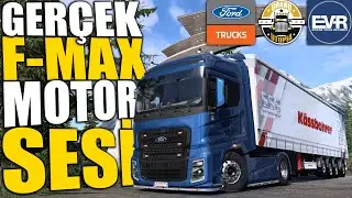 GER&Ccedil;EK FORD F-MAX MOTOR SESİ !! FULL VİRAJ VE RAMPA YOLLAR | ETS2 GRAND UTOPIA 1.55 !!