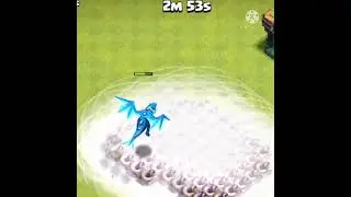 Max level electric dragen vs tornado trap in clash of clans