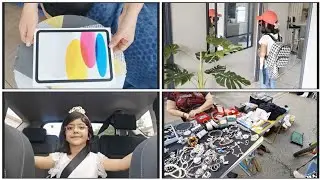 First Apple of her Life ❤️/ Cheap Market in France  / Izza Haider Vlogs