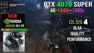 Hell is Us - PC Gameplay Benchmarks | 4K | 1440p | 1080p | RTX 4070 SUPER | NVIDIA 581.29 | DLSS 4