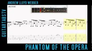 Phantom Of The Opera - Andrew Lloyd Webber Acoustic Guitar Video Tab