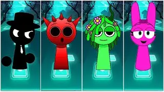 Incredibox Sprunki  Simon 💥 Mr. Sun 💥 Oren 💥 Fun Bot  Tiles Hop EDM Rush!