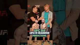 Alexander Volkanovski vs Diego Lopes | Main Event Prediction #ufc #ufc314 #mma #volk