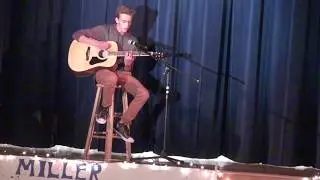 Aedan at the Miller talent show