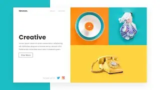 Modern Website Design using Html and CSS | How to Make Responsive Website