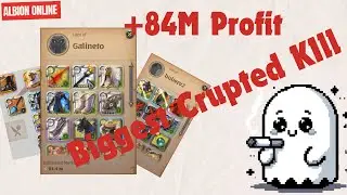 Biggest Corrupted  kill | +84M | Albion Online | H0NGKONG |FireStaff