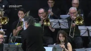 Primera part del concert de la Banda Comarcal de la Terra Alta amb Max Sunyer