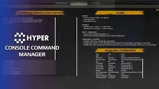 Manage Your Console/Admin Panel Unreal Engine 5 | Games By Hyper Walkthrough