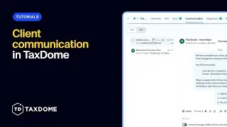 Client communication in TaxDome