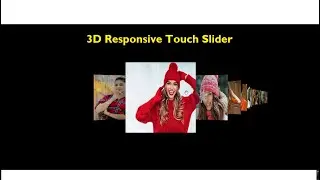 How to Create 3d Responsive Touch Slider Using html css & Swiper.js in  Swiper js Carousel 2023