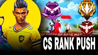 AWM TOP CS RANK PUSH 🤯With Strongest CSR Squad#fflive #ff