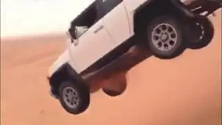 Jeep Sand Dune Jump Fail - HD