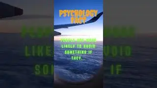 Psychology Fact #mindandbehavior #shorts