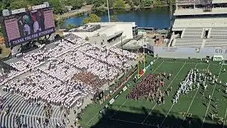 West Point Alma Mater at Michie Stadium Post North Texas Game