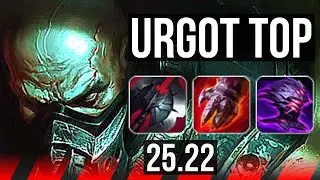 URGOT vs GAREN (TOP) | 8/1/3 | EUW Diamond | 25.22