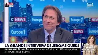 20-01-2026 J&eacute;r&ocirc;me Guedj est l'invit&eacute; de la grande Interview sur CNews.