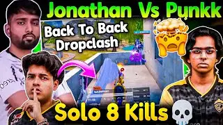 🇮🇳Jonathan Vs Punkk🥶 Spower Solo 8 Kills💀Godlike Back To Back Wiped RNTX😱 