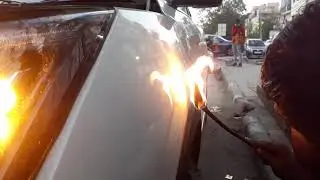 SHAHID CAR DENTER 🚘 Mahindra XUV 300 left side Fender dry denting mobile 9625257190,9968009086