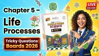 Educart Sample Paper Class 10 2026 Science Tricky Questions | Chapter- Life Processes