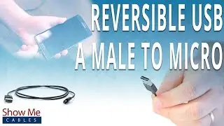 Reversible USB A to Reversible Micro - Both Plugs Fit In Either Direction
