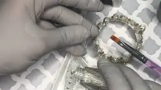 Nail pixie and crystal application tutorial