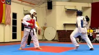 Taekwondo Sparring Fahad first Match