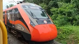 Vande Bharat Express | Mangalore to Thiruvananthapuram | Acceleration | Netravathi Bridge 