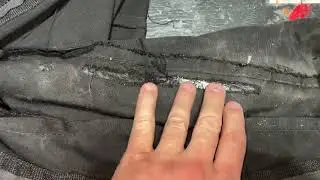 Canvas repair patching works great and looks amazing