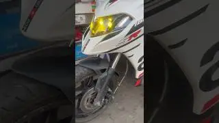 Aprili SR 160 Bs6 Dead headlight modify and￼ faglamp mini driver, Extra Fitting