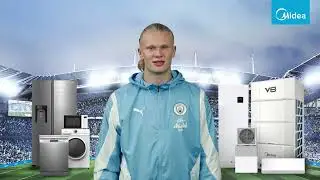 Spot TV 2024 - Aires Acondicionados - 'Antes ni idea, ahora Midea' - Erling Haaland