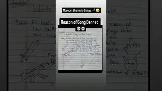 Reason of masoom sharma song 2 Khatole banned🤣| #comedy #funny #memes #relatable #viralvideo