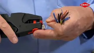 KNIPEX 12 40 200 Self-Adjusting Insulation Stripper (Deutsch) #knipex #knipextools