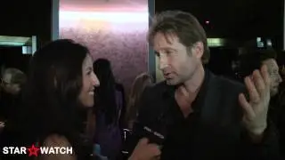 David Duchovny red carpet interview at 